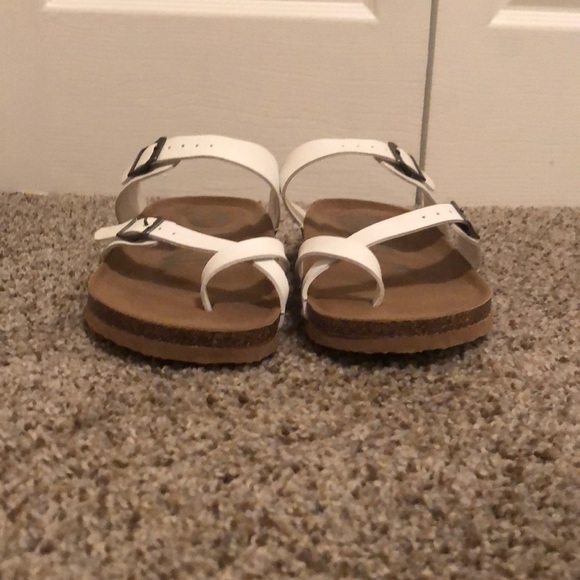 Target | Shoes | White Target Brand Birkenstock Like Sandals | Poshmark